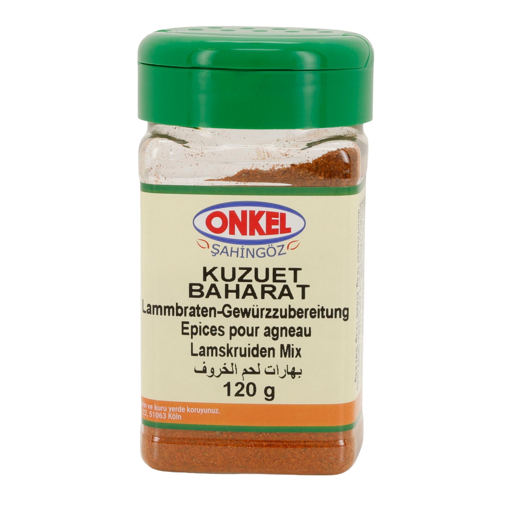 ONKEL Şahingöz | Kuzuet Baharat – Lammbraten-Gewürzzubereitung | würzig & ausgewogen | 120 g ONKEL GEWUERZE